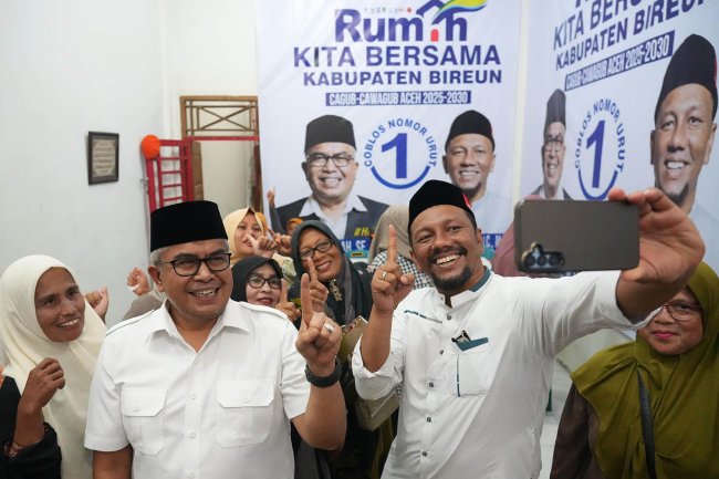  Foto-foto Bustami-Syech Fadhi Silaturahmi Tim Rumah Kita Bersama Bireuen