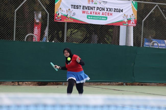 Menengok Potret Latihan Para Petenis Perempuan Aceh untuk Persiapan PON 2024