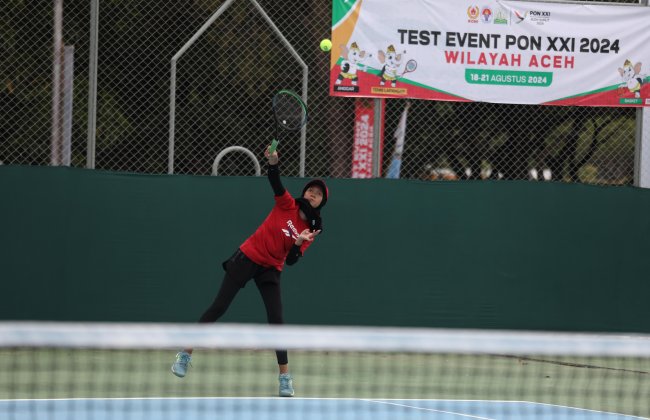 Menengok Potret Latihan Para Petenis Perempuan Aceh untuk Persiapan PON 2024