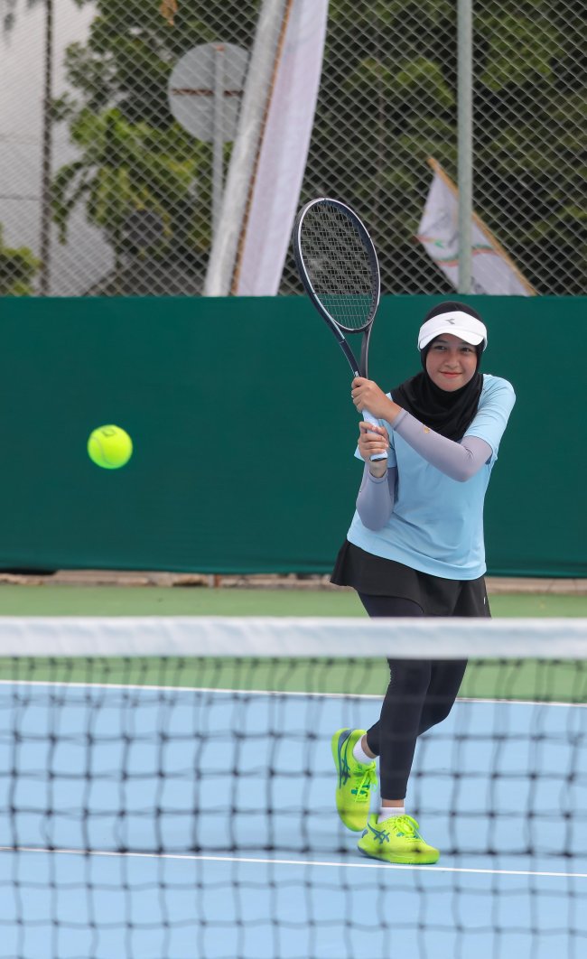 Menengok Potret Latihan Para Petenis Perempuan Aceh untuk Persiapan PON 2024