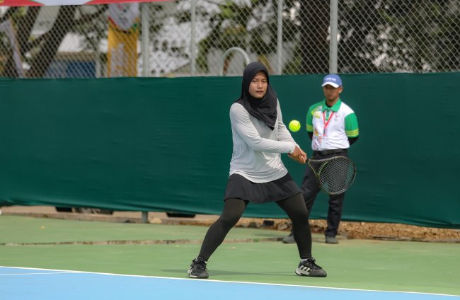 Menengok Potret Latihan Para Petenis Perempuan Aceh untuk Persiapan PON 2024